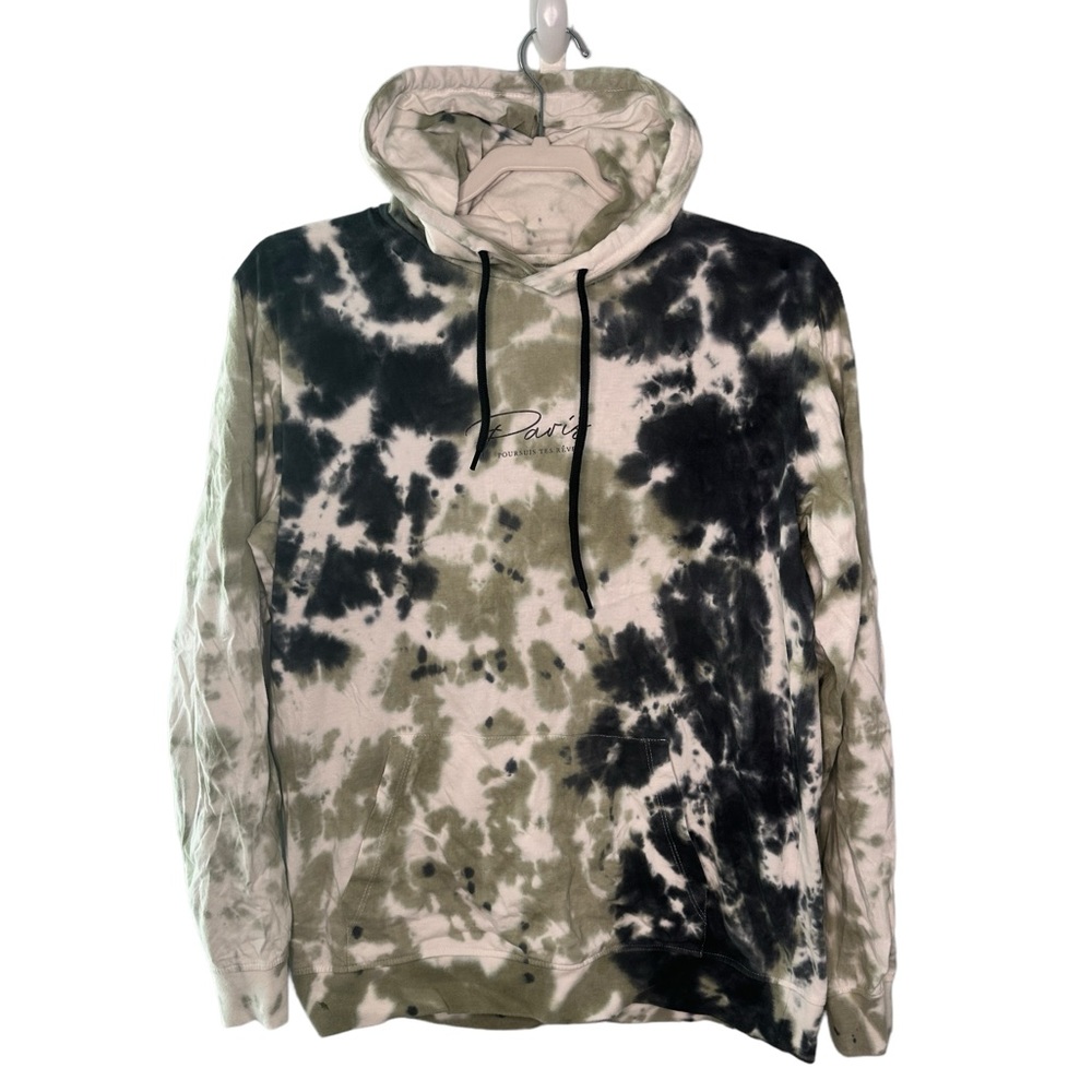 Denim & Flower “Paris” Size M Tie-dye Hoodie